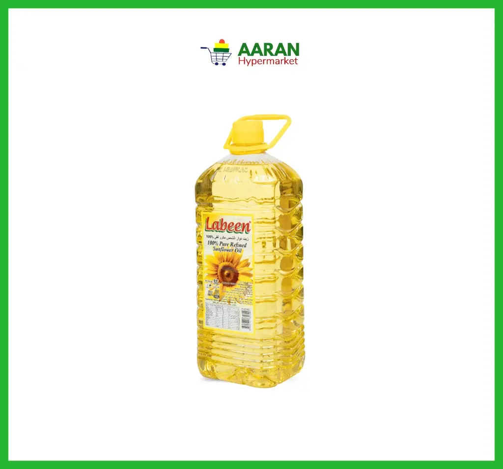 Labeen 100% Pure Refined Sunflower Oil 3ltr | Aaran Online Market
